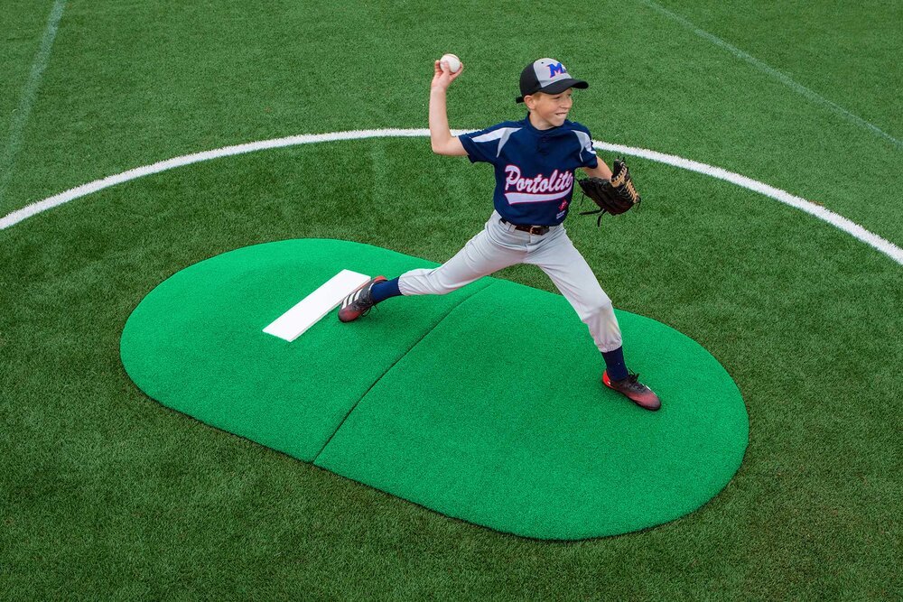 Think ahead to fall baseball by ordering Portolite’s popular 6” game pitching mound now